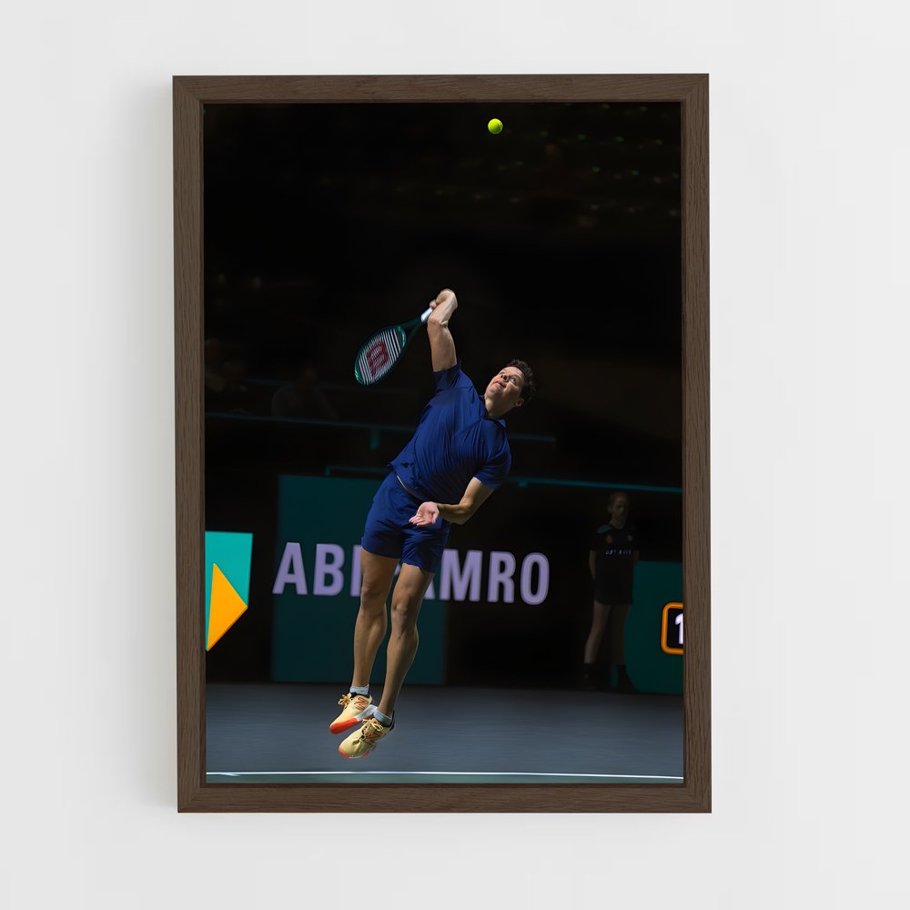 Poster Ace de Raonic – affiche Tennis (vue 5)